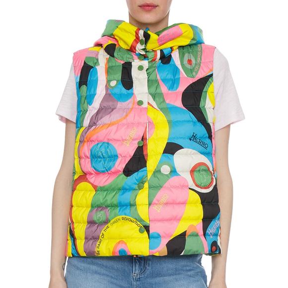 HERNO Jackets & Blazers - NEW HERNO globe reversible puffer vest in multi
